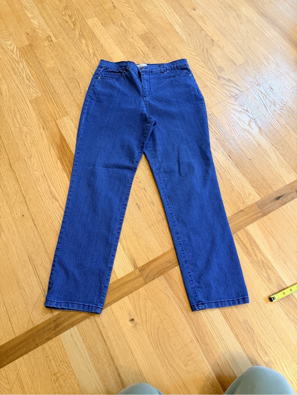 Ladies Size 10 Emily B Denim Jeans in Classic Blue Waistband GUC ❤️